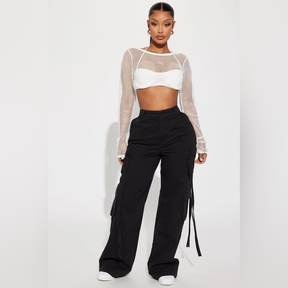 Golden Hour Wide Leg Cargo Pant